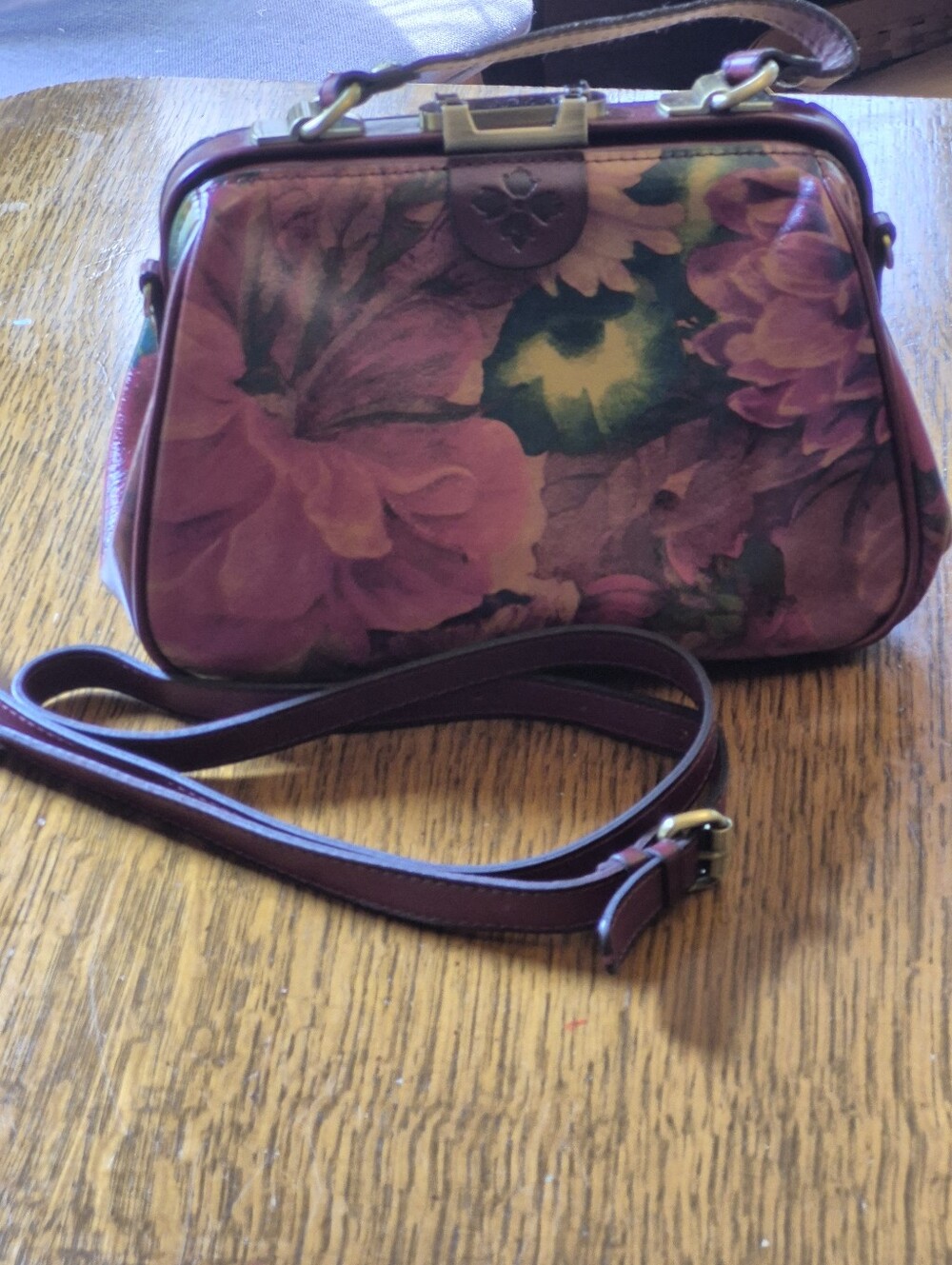 Patricia Nash 11x8 Floral Print Women's Satchel, Hand Bag, Crossbody, Purse